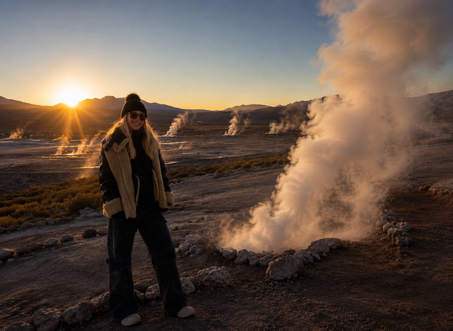 Géiseres del Tatio, San Pedro de Atacama